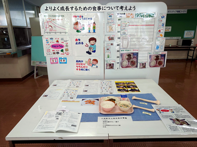 滑川・中新川地区学校給食研究会：展示

Namekawa-Nakaniikawa district School Lunch Research Group : display
